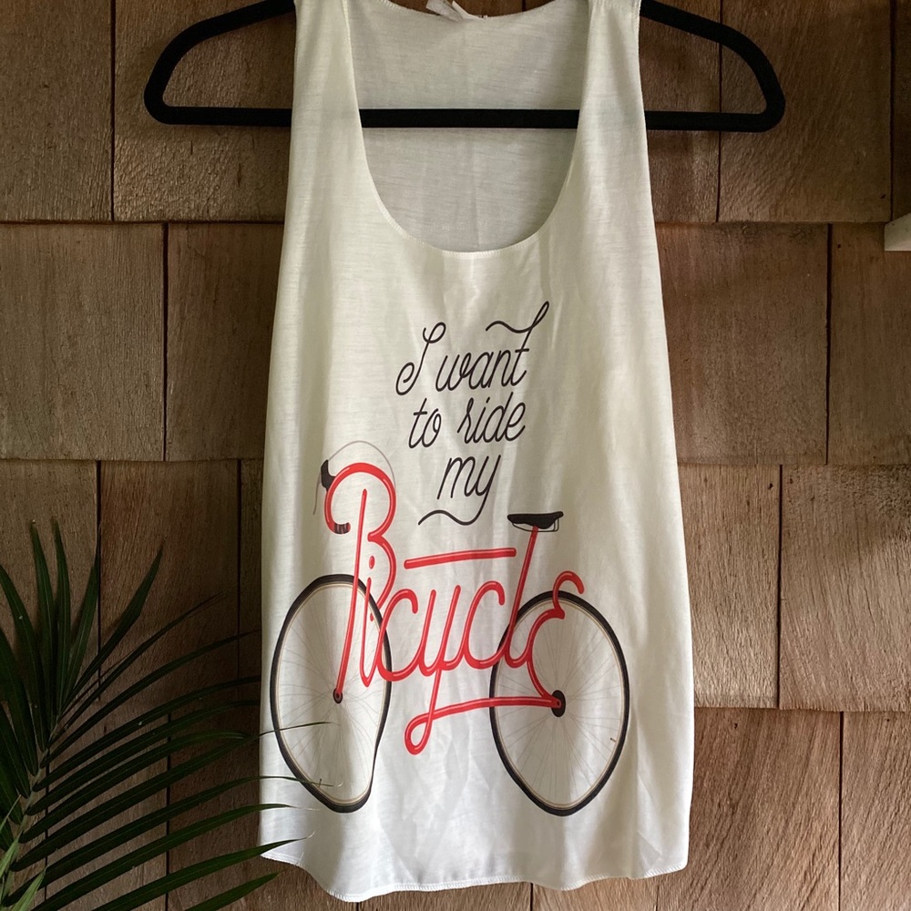 I Want to Ride My Bicycle Tank